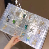 Album à bijoux - livre de rangement et présentoir à bijoux, antirouille avec grilles transparents